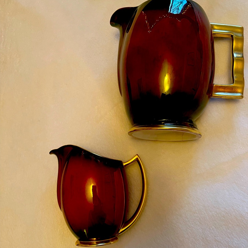 Original Carlton Ware - Rouge Royale Vase Set